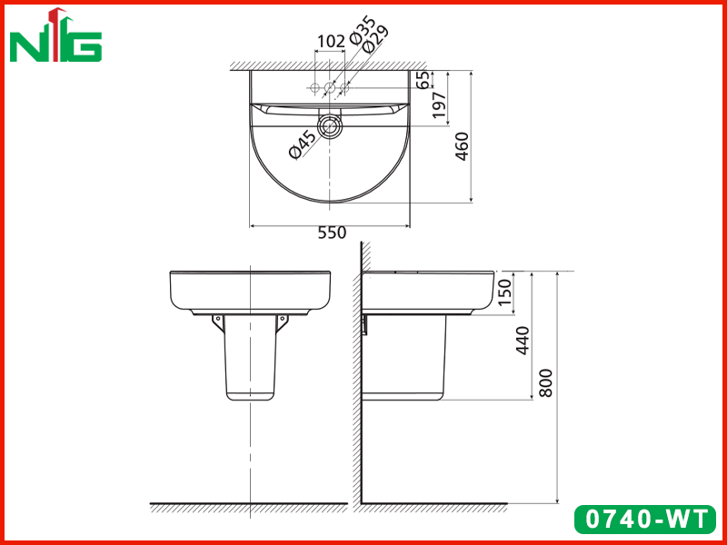 ban-ve-ky-thuat-chan-lavabo-treo-tuong-american-standard-0740-wt