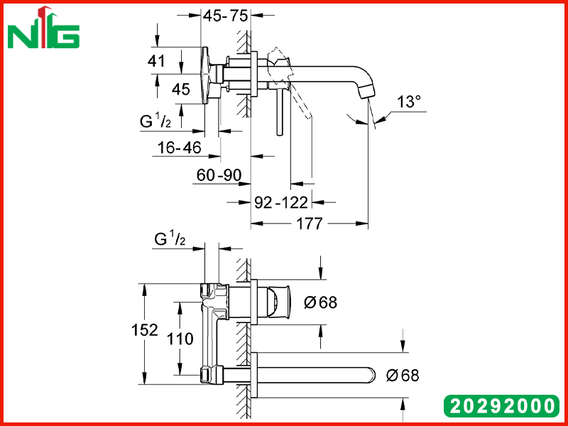 ban-ve-ky-thuat-voi-lavabo-gan-tuong-grohe-bauclassic-m-size-20292000