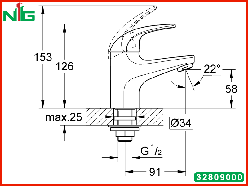 ban-ve-ky-thuat-voi-lavabo-nong-lanh-grohe-baucurve-s-size-32809000