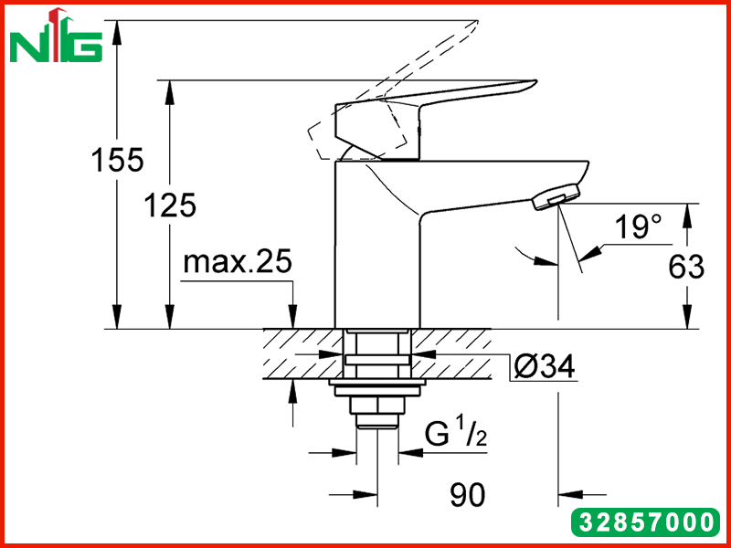 ban-ve-ky-thuat-voi-lavabo-nong-lanh-grohe-bauloop-xs-size-32857000