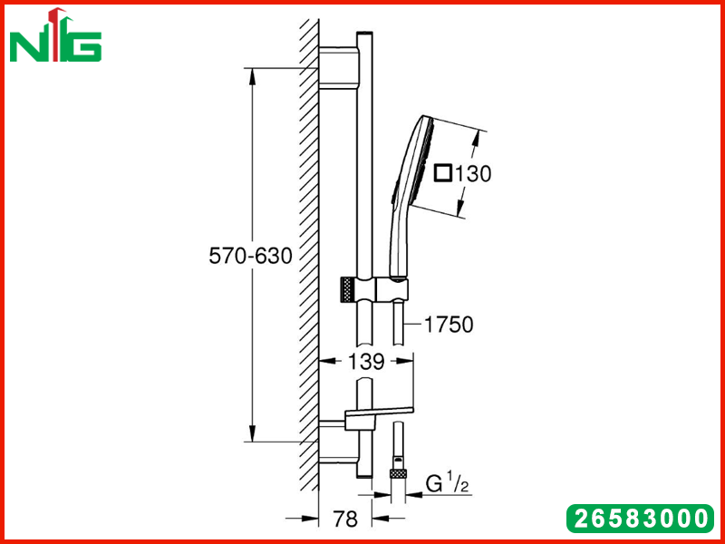 ban-ve-ky-thuat-bo-tay-sen-va-thanh-truot=Grohe -Rainshower-SmartActive-Cube-130-26583000