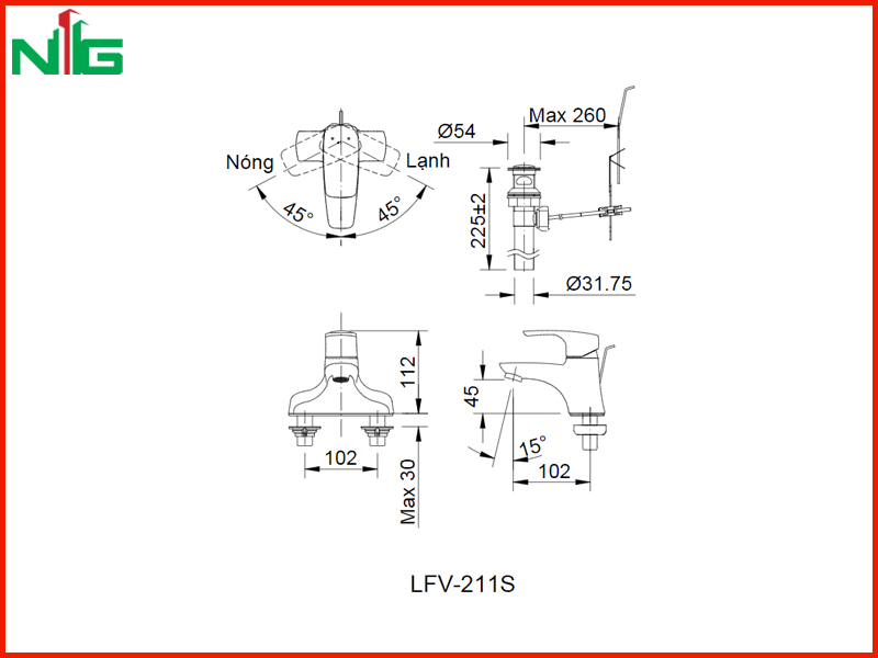 ban-ve-ky-thuat-voi-lavabo-nong-lanh-inax-lfv-211s