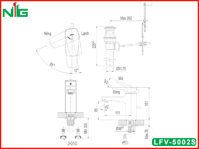 ban-ve-ky-thuat-voi-lavabo-nong-lanh-inax-lfv-5002s